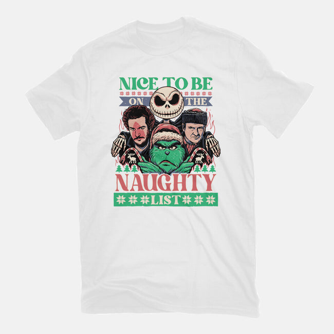 Naughty List Club-womens fitted tee-momma_gorilla