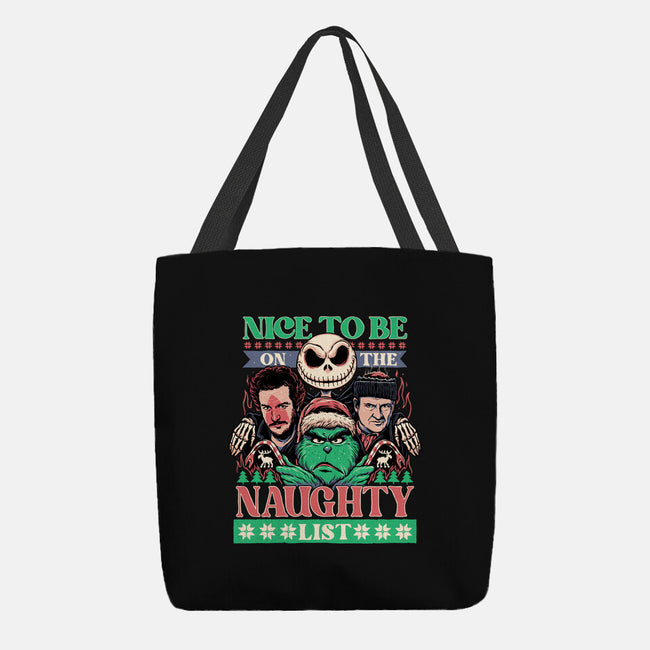 Naughty List Club-none basic tote bag-momma_gorilla