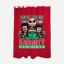 Naughty List Club-none polyester shower curtain-momma_gorilla