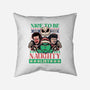 Naughty List Club-none removable cover throw pillow-momma_gorilla