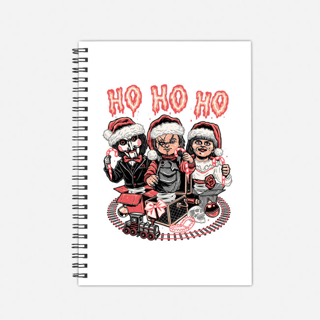 Christmas Dolls-none dot grid notebook-momma_gorilla