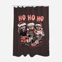 Christmas Dolls-none polyester shower curtain-momma_gorilla