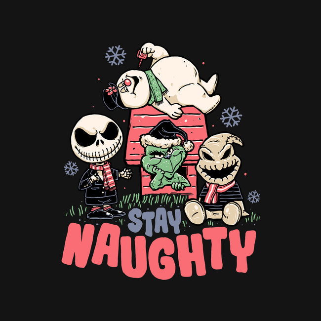 Stay Naughty-baby basic tee-momma_gorilla