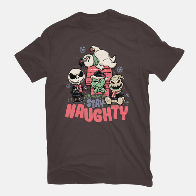 Stay Naughty-womens basic tee-momma_gorilla