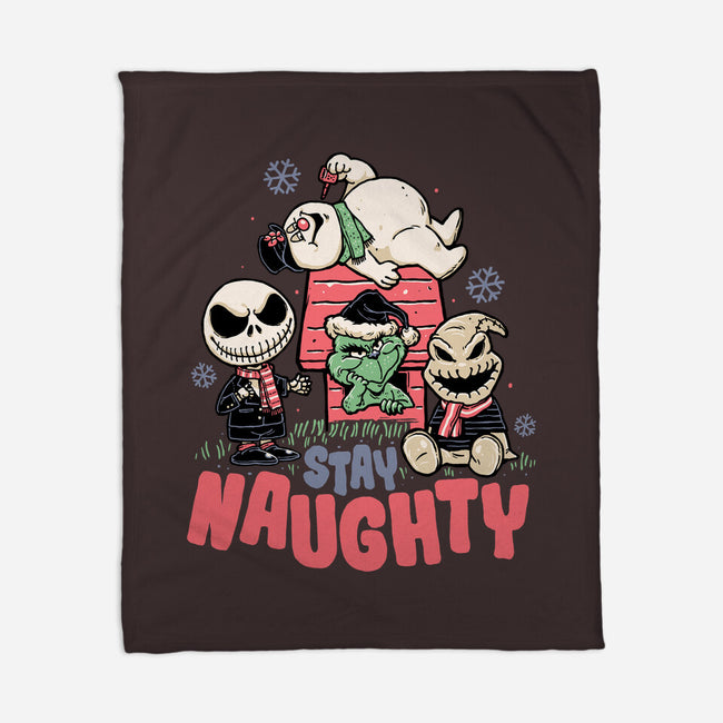 Stay Naughty-none fleece blanket-momma_gorilla