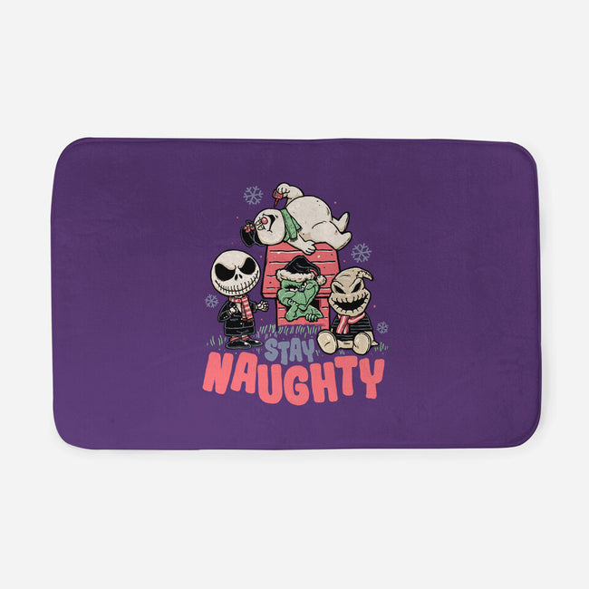 Stay Naughty-none memory foam bath mat-momma_gorilla