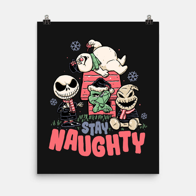 Stay Naughty-none matte poster-momma_gorilla