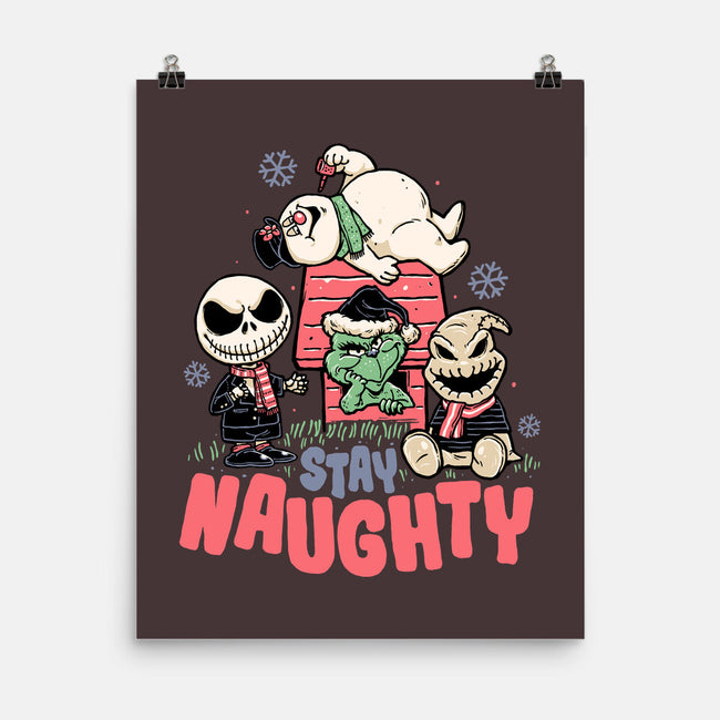 Stay Naughty-none matte poster-momma_gorilla