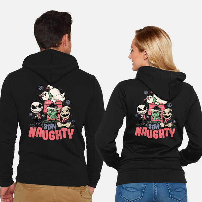 Stay Naughty-unisex zip-up sweatshirt-momma_gorilla