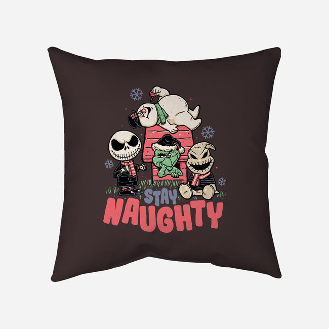 Stay Naughty-none removable cover w insert throw pillow-momma_gorilla