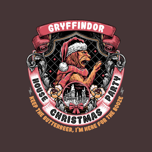 Holidays At The Gryffindor House-none stretched canvas-glitchygorilla