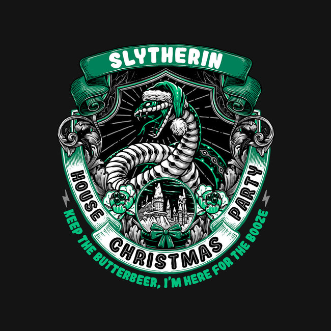 Holidays At The Slytherin House-cat basic pet tank-glitchygorilla