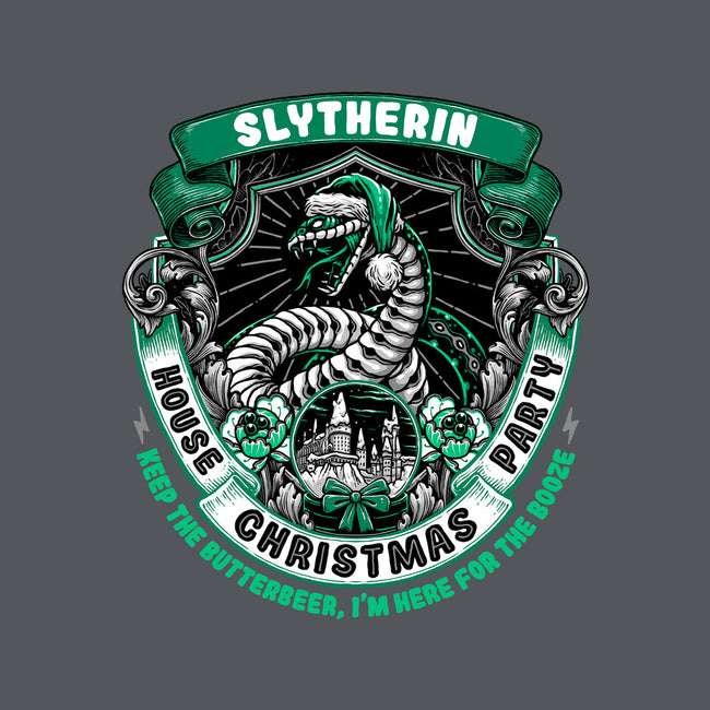 Holidays At The Slytherin House-mens heavyweight tee-glitchygorilla