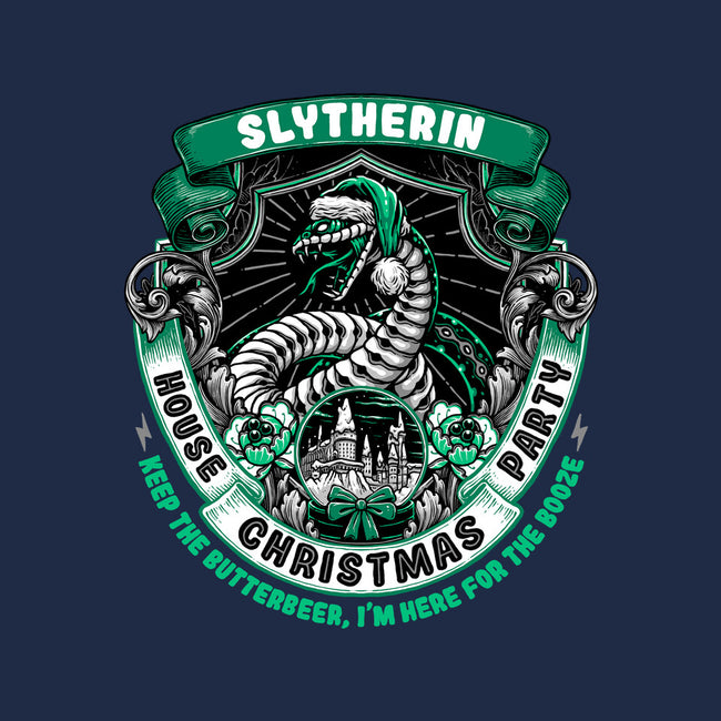 Holidays At The Slytherin House-womens v-neck tee-glitchygorilla