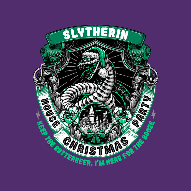 Holidays At The Slytherin House-none polyester shower curtain-glitchygorilla