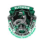 Holidays At The Slytherin House-womens basic tee-glitchygorilla