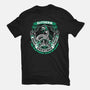 Holidays At The Slytherin House-womens fitted tee-glitchygorilla