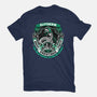 Holidays At The Slytherin House-womens basic tee-glitchygorilla