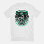 Holidays At The Slytherin House-womens fitted tee-glitchygorilla