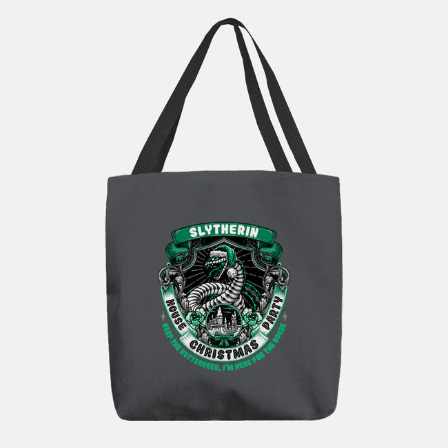 Holidays At The Slytherin House-none basic tote bag-glitchygorilla