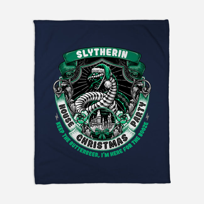 Holidays At The Slytherin House-none fleece blanket-glitchygorilla