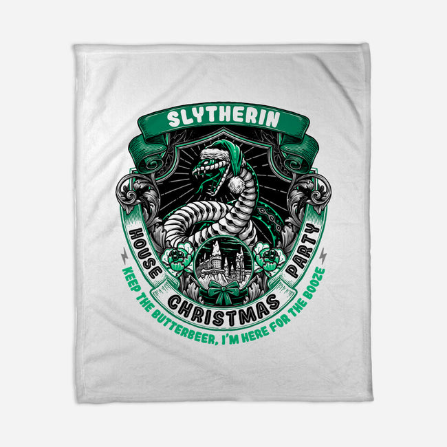 Holidays At The Slytherin House-none fleece blanket-glitchygorilla