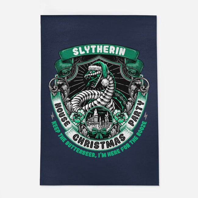 Holidays At The Slytherin House-none indoor rug-glitchygorilla