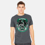 Holidays At The Slytherin House-mens heavyweight tee-glitchygorilla