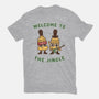Welcome To The Jingle-womens fitted tee-Weird & Punderful