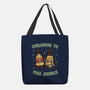 Welcome To The Jingle-none basic tote bag-Weird & Punderful