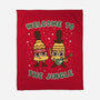 Welcome To The Jingle-none fleece blanket-Weird & Punderful