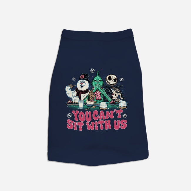 You Can't Sit With Us-dog basic pet tank-momma_gorilla