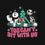 You Can't Sit With Us-none fleece blanket-momma_gorilla