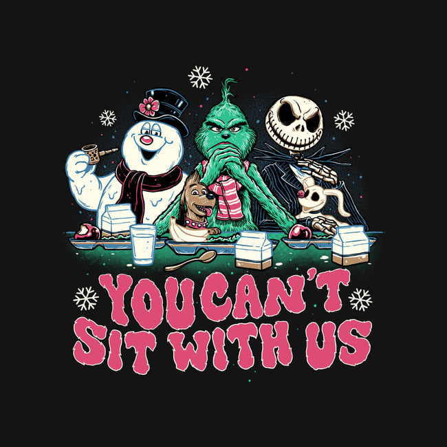 You Can't Sit With Us-baby basic tee-momma_gorilla