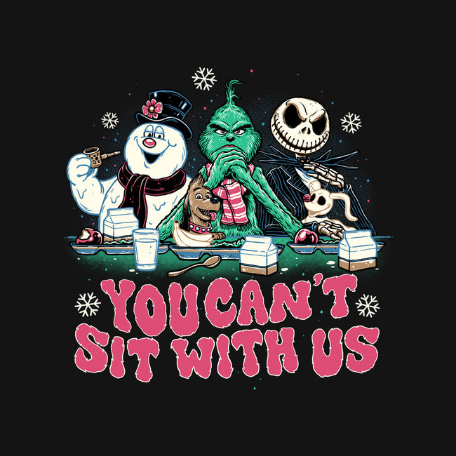 You Can't Sit With Us-none removable cover w insert throw pillow-momma_gorilla
