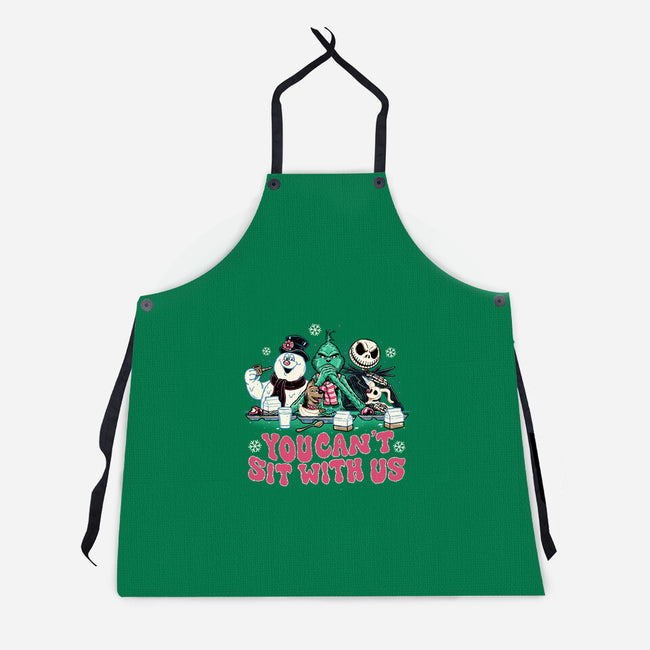 You Can't Sit With Us-unisex kitchen apron-momma_gorilla