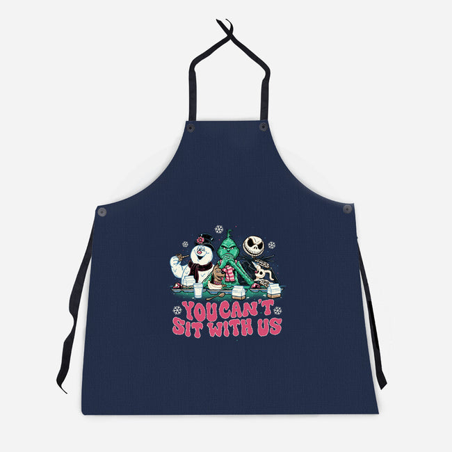 You Can't Sit With Us-unisex kitchen apron-momma_gorilla