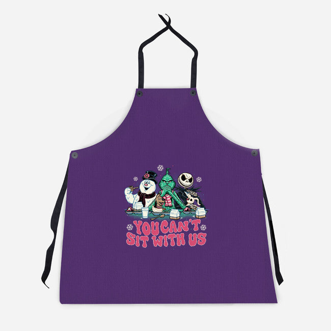 You Can't Sit With Us-unisex kitchen apron-momma_gorilla