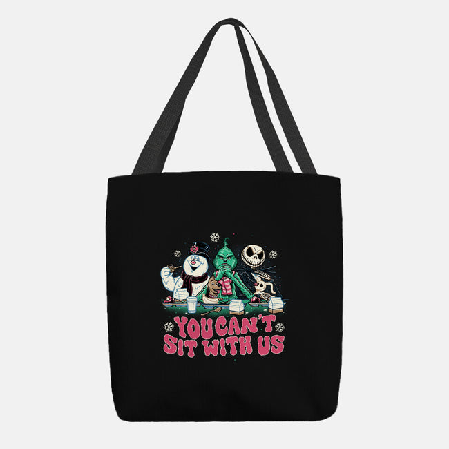You Can't Sit With Us-none basic tote bag-momma_gorilla