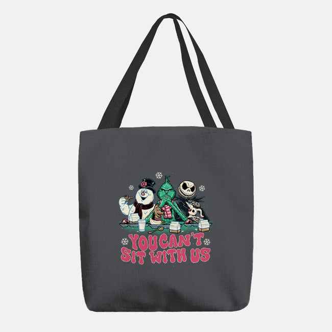 You Can't Sit With Us-none basic tote bag-momma_gorilla