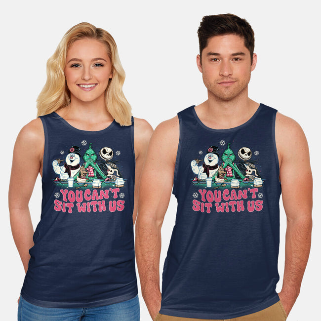 You Can't Sit With Us-unisex basic tank-momma_gorilla