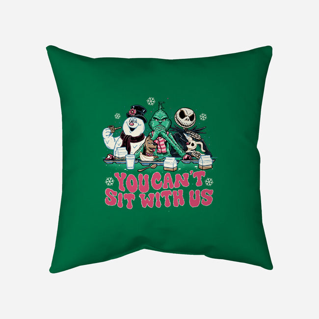 You Can't Sit With Us-none removable cover w insert throw pillow-momma_gorilla