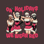 We Wear Red-none beach towel-momma_gorilla