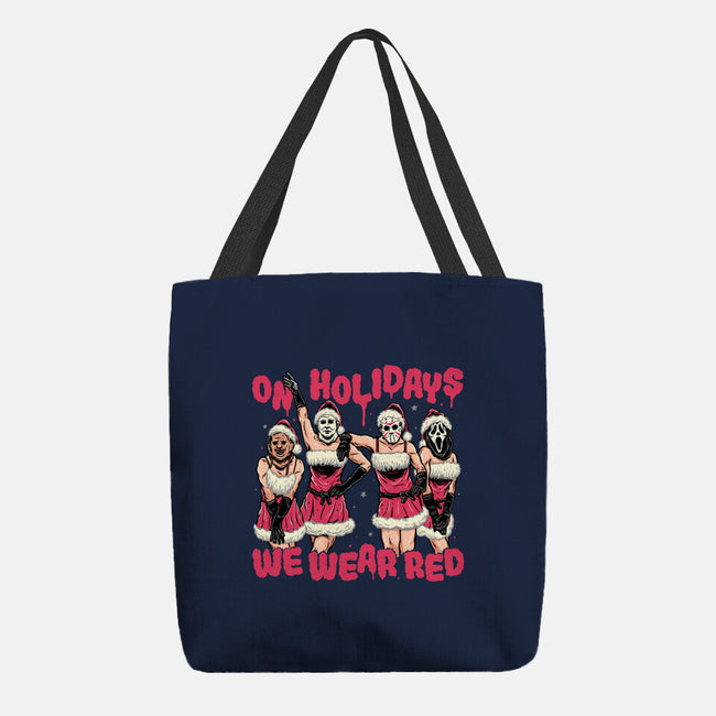 We Wear Red-none basic tote bag-momma_gorilla