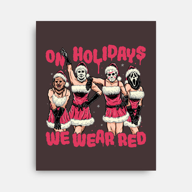 We Wear Red-none stretched canvas-momma_gorilla