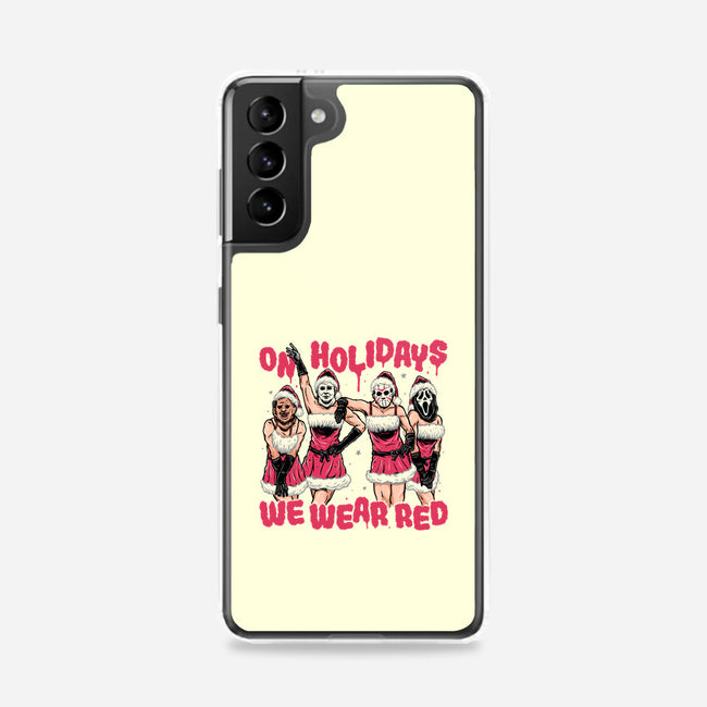 We Wear Red-samsung snap phone case-momma_gorilla