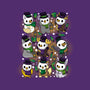 Snowman Animals-none glossy sticker-Vallina84
