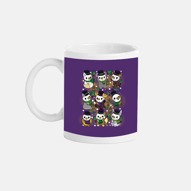 Snowman Animals-none mug drinkware-Vallina84