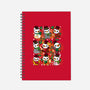 Snowman Animals-none dot grid notebook-Vallina84