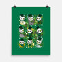 Snowman Animals-none matte poster-Vallina84